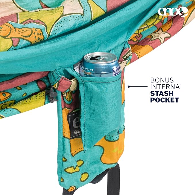 ENO Eagles Nest Outfitters DoubleNest Lightweight Camping Hammock 1 to 2 Person Special Edition Colors ATC