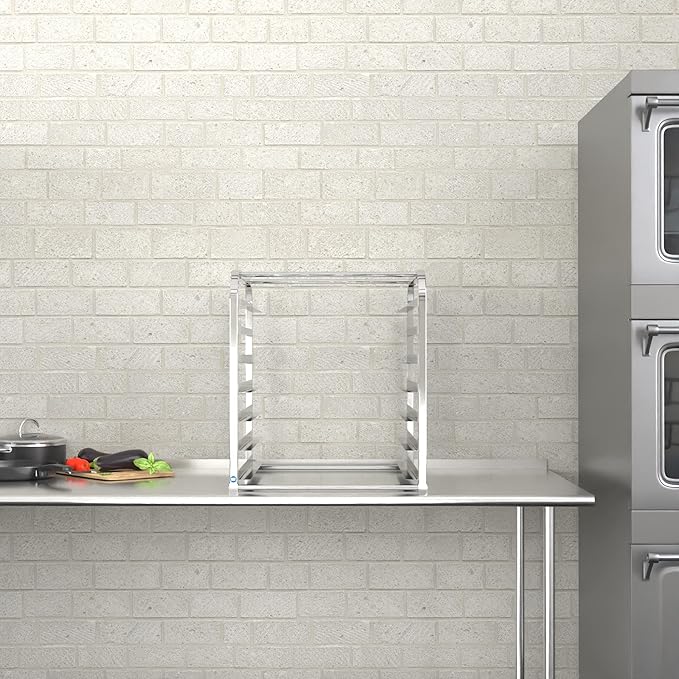 7 Pan End Load Countertop Bun/Sheet Pan Rack - Unassembled