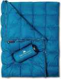 Get Out Gear Down Camping Blanket - Puffy Packable Lightweight and Warm | Ideal for Outdoors Travel Stadium Festivals Beach Hammock | 650 Fill Power Water-Resistant Backpacking Quilt