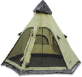 Intense Wilderness Survival Gear Four-Person Teepee Tent | Lightweight Weather-Resistant Camping Shelter | Easy Setup | Durable Fabric | Ventilation | Carry Bag for Outdoor Adventures