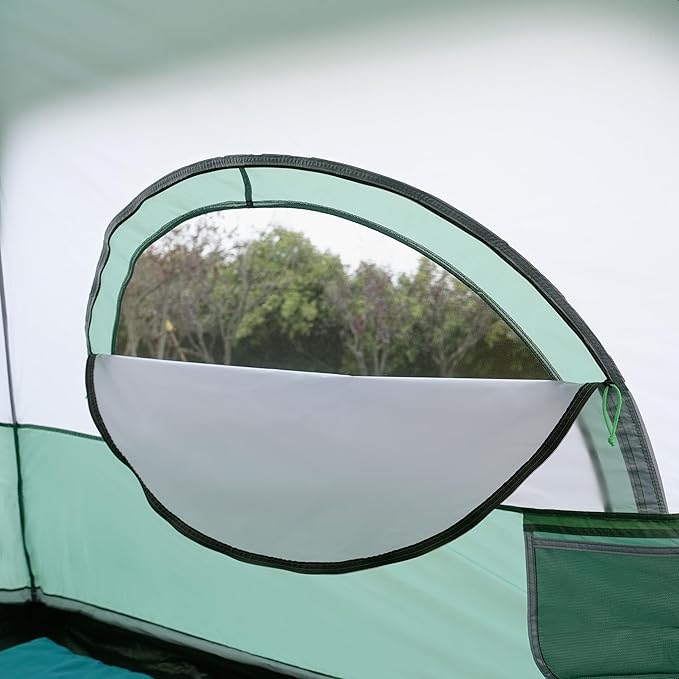 Amazon Basics Instant Camping Tent with Rainfly Weather-Resistant Quick Setup