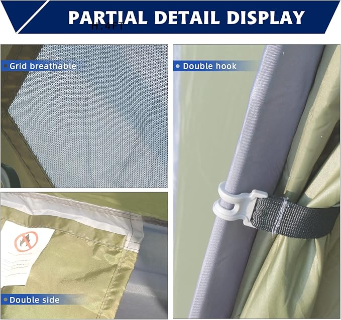 7.2 × 4 × 4 Feet Single Backpack Tent Waterproof Camping and Hiking Tent can be Used by One Person Light and Durable