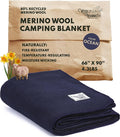 Woolly Mammoth Woolen Company Merino Wool Blanket - 80% Merino Wool - Camping Blankets for Cold Weather - Mositure-Wicking for Overlanding Hunting Emergency Kits Bushcraft (66 x 90 Lapsis)