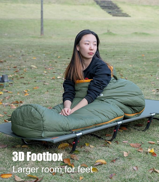 iClimb 1 Hooded 3M Thinsulate Insulation Warm Blanket and 1 3M Thinsulate Insulation Sleeping Bag Ultralight Compact for Adults Outdoor Camping Backpacking Hiking