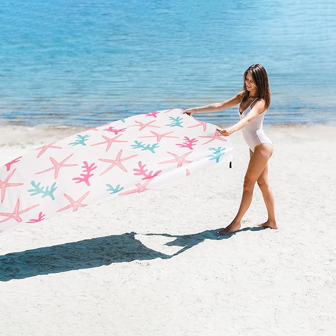 78''×86'' Beach Blanket Waterproof Sandproof Beach Mat Lightweight Outdoor Picnic Blanket for Travel Camping Hiking