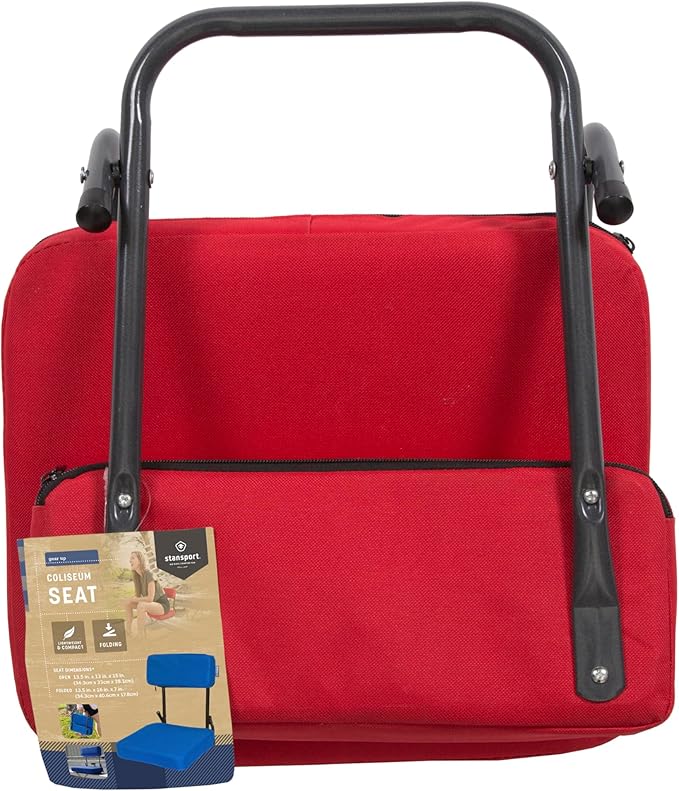 Stansport G-4-60-STA G-4-60 Coliseum Chair Red