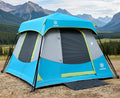 EVER ADVANCED 4 Person Blackout Camping Tent 60s Easy Setup Instant Cabin Tent for Family 4000mm Water-Resistant &amp UV Protection Light-Blocking Tent with Rainfly for Outdoor Travel 8' x 7' x 59