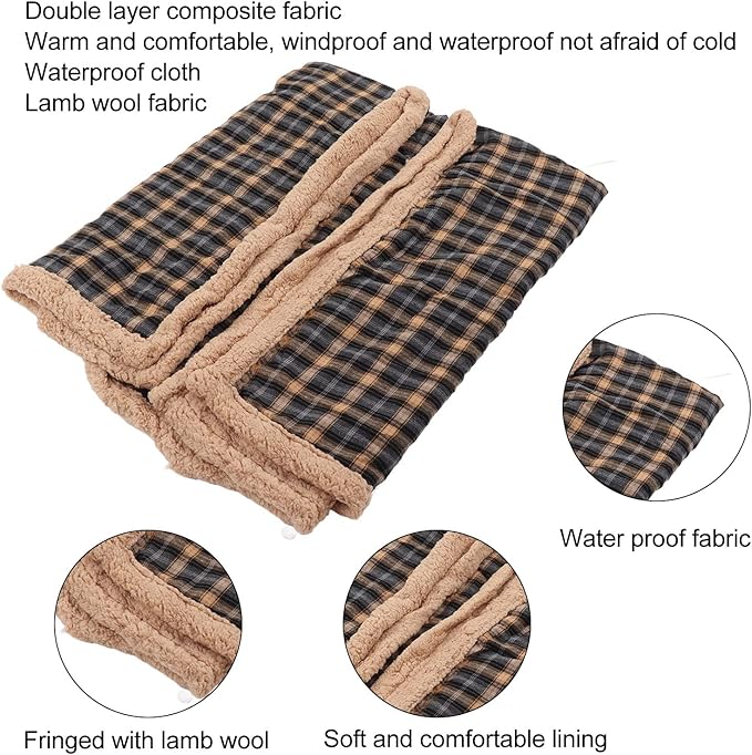 Outdoor Camping Thermal Insulation Blanket Picnic Mat Thickened and Windproof Durable and Portable - Soft Layer Anti Dirt Design for Hiking and Beach Use