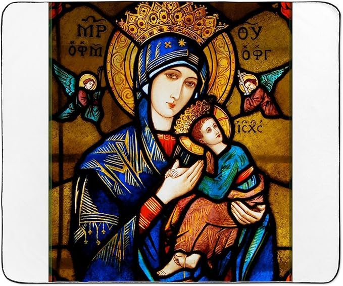 CafePress Our Lady of Perpetual Help 50 x 60 Water-Resistant Outdoor Blanket
