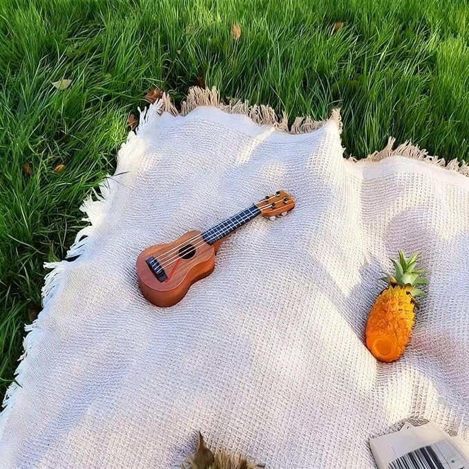 70x 70 Picnic Blanket Extra LargeLayer Outdoor Blanket for 5 to 7 AdultsCamping Grass Lawn Park Accessories Cute Couple Gifts Ideas Wedding Registry for Camping Park Beach (Khaki)