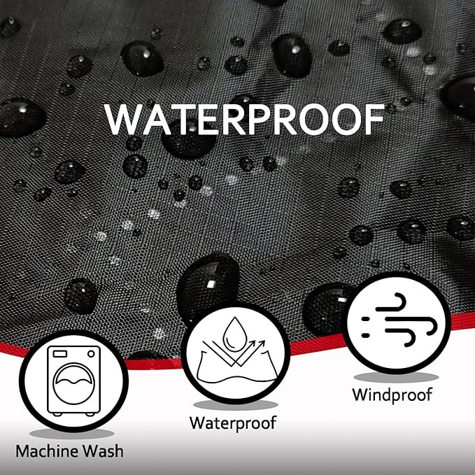 Large Outdoor Blanket Waterproof QuiltedThick Warm Fleece Blanket for Stadium Camping Picnics Beaches Pets Sports - Sandproof Windproof Washable Portable - Black