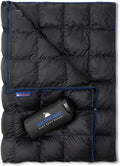 Get Out Gear Down Camping Blanket - Puffy Packable Lightweight and Warm | Ideal for Outdoors Travel Stadium Festivals Beach Hammock | 650 Fill Power Water-Resistant Backpacking Quilt
