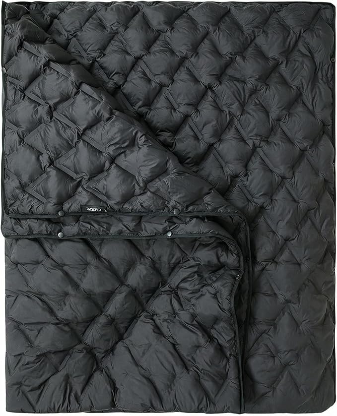 ATEPA Wearable Sleeping Bag Recycled Warm Winter Camping Blanket Wearable Poncho for Outdoor Stadium Sports Women Men