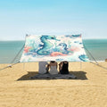 Cute Seahorse Camping Sun Shelter Beach Tent Portable Beach Sun Shade Outdoor Canopy for Camping Trips Fishing Picnic