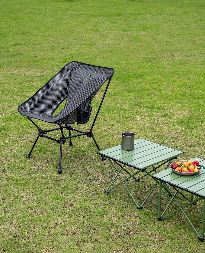 iClimb 1 Hooded 3M Thinsulate Insulation Warm Blanket and 1 Anti-Sinking Large Feet Chair Bundle Ultralight Compact for Adults Outdoor Backpacking Hiking Camping Beach Concert Sporting Events