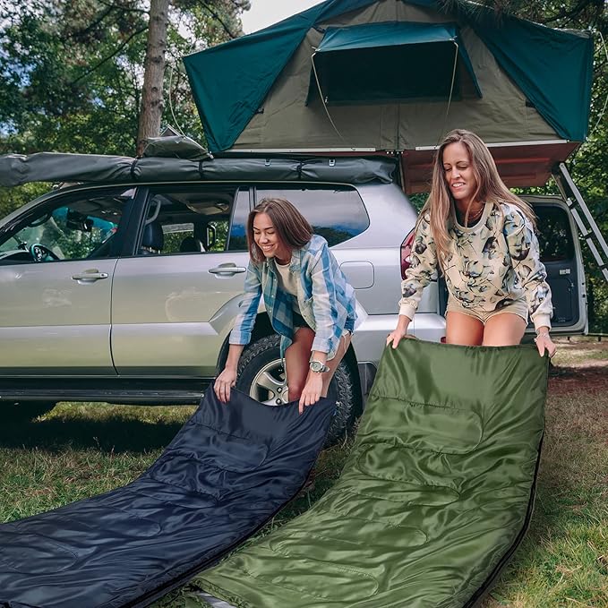 Tudomro Camping Sleeping Bag for Adults Lightweight Packable Waterproof Camping Gear Equipment to Keep Warm for Outdoor Backpacking Hiking Travel