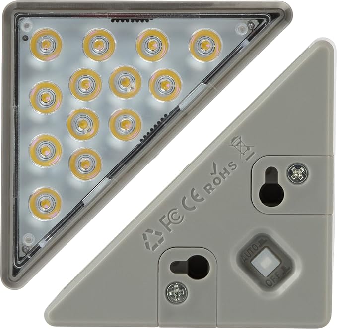 Solar Step Lights for Outside 6-Pack - LED Solar Stair Lights Outdoor Waterproof IP67 Outdoor Lighting for Walkways Deck Front Door Entryway Garden Pathways or Porch by Pure Garden