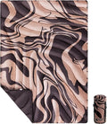 ONETIGRIS Ultralight Camping Blanket Packable Puffy Quilt Puffy Printed Camping Blanket with Snap Buttons &amp Corner Loops for Backpacking Hiking &amp Travel