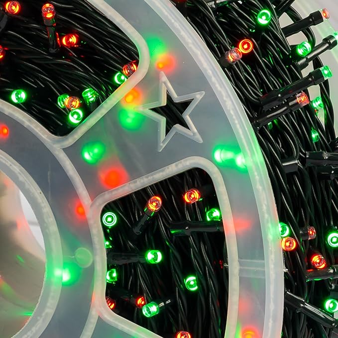 Dazzle Bright Outdoor Christmas String Lights 1000 LED 328 FT Plug in Fairy Light with Remote Control 8 Modes &amp Timer Waterproof Decoration for Home Garden Yard Xmas Wedding Red &amp Green
