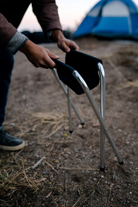 Stansport Folding Camp Stool (G-613-S) 15.7 L x 12.8 W x 15 H