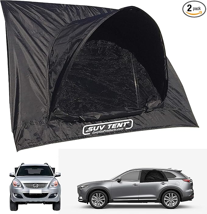 SUV Tent Car Camping Tent Tent Works as Vent Bug Guard and Sun Screen Canopy - Great Car Camping Accessory