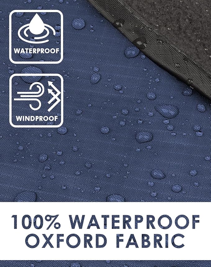 DUKUSEEK Large Waterproof Stadium Blanket for Cold Weather Soft Warm Fleece Camping Blanket Windproof for Outdoor Sporting Events Football GamesNavy Blue