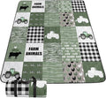 Outdoor Picnic BlanketPortable Sandproof Waterproof Picnic MatFarm Animals Printed Camping Beach Mat for Sand and Wet Grass Hiking (Farm Animals L)