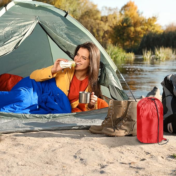 Tudomro Camping Sleeping Bag for Adults Lightweight Packable Waterproof Camping Gear Equipment to Keep Warm for Outdoor Backpacking Hiking Travel