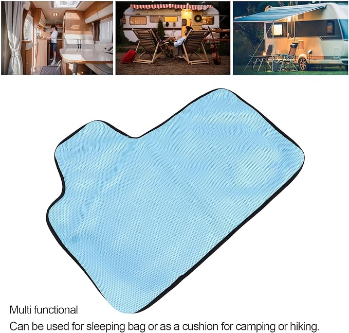 Heated Sleeping Bag Liner Portable Lightweight Polyester Heated Sleeping Bag Pad Portable Compact Bag for Camping Hiking