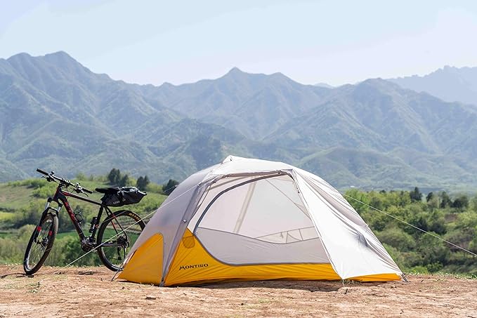 Wander Hawk 1-2 Person Backpacking Tent Lightweight 1 Person / 2 Person Tent for Bikepacking Backpacking Camping &amp Hiking