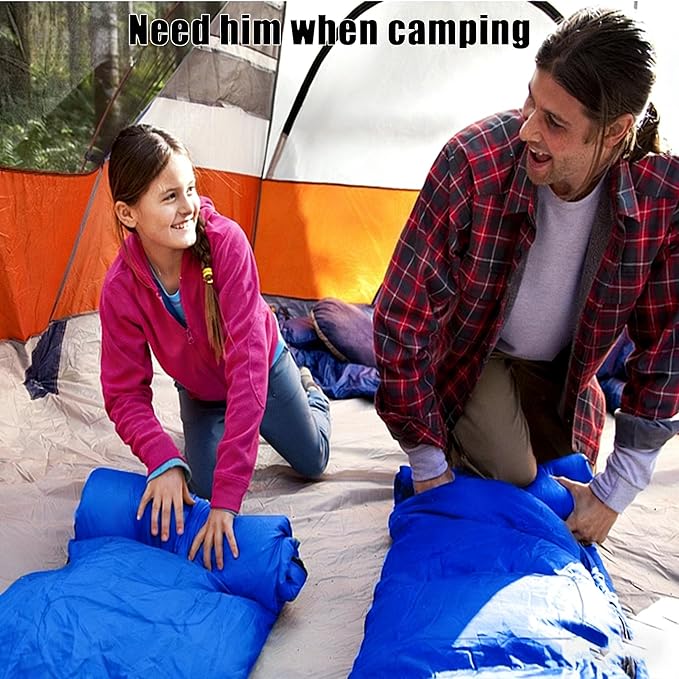 SNZ All-Season Lightweight Sleeping Bag - Mummy Camping Sleeping Bag for Adults &amp Kids Camping Essentials Warm &amp Cold Weather for Hiking Backpacking