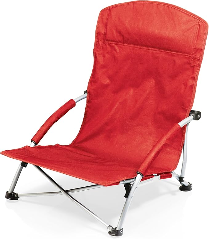 ONIVA - a Picnic Time brand - Tranquility Beach Chair with Carry Bag - Low Beach Chair
