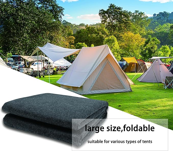 Tent Carpet Mat Camping Floor RugLarge Size 59 * 72 inch Waterproof Durable Portable and Foldable Pad Soft Tent Carpet Mat Blanket Picnic Floor Blanket for Picnic Outdoor Hiking