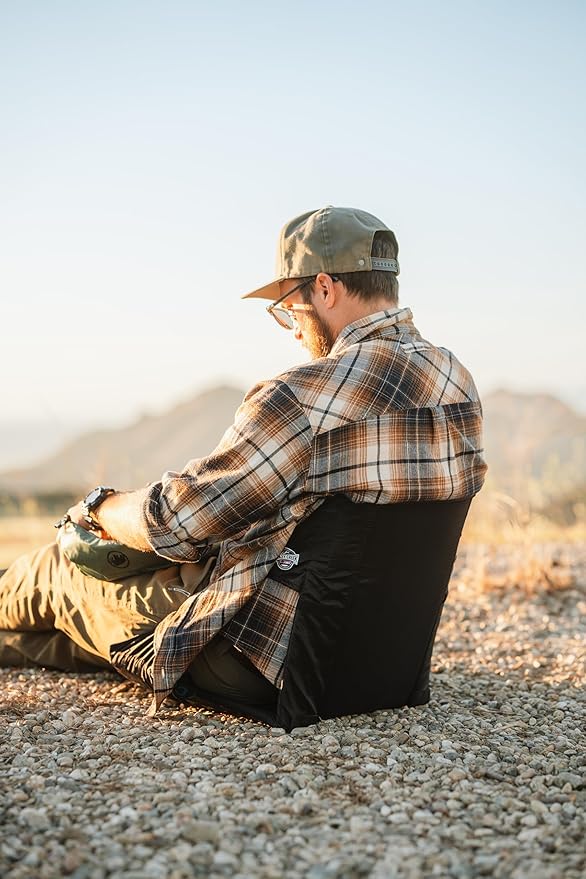 Crazy Creek Original Chair Perfect for Stadium Seats Camping Hiking &amp More Comfort on All Terrains Adjustable Straps Lightweight Design Water-Resistant Blue Tie Dye