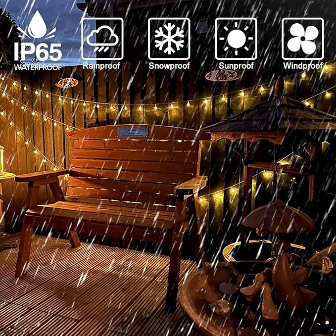Globe String Lights 65.6 Feet 150 LED Plug in Crystal Fairy String Lights with Remote Timer 11 Modes Indoor Outdoor Hanging Globe Lights for Wedding Bedroom Classroom Patio Garden