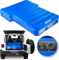 Pittman - Airbedz - Jeep Mattress/SUV Air Mattress with Built in Pump - Fits 4Runner Jeep Wrangler &amp Larger SUV's with Low Odor Fabric Shell Design - 66x52x10