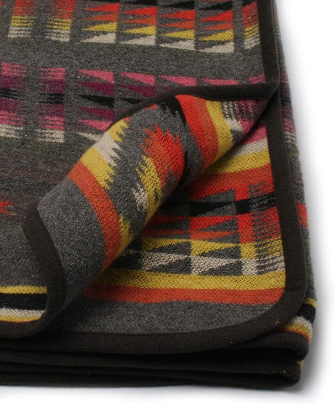 Ruth&ampBoaz Outdoor Wool Blend Blanket Ethnic Inka Pattern(T)