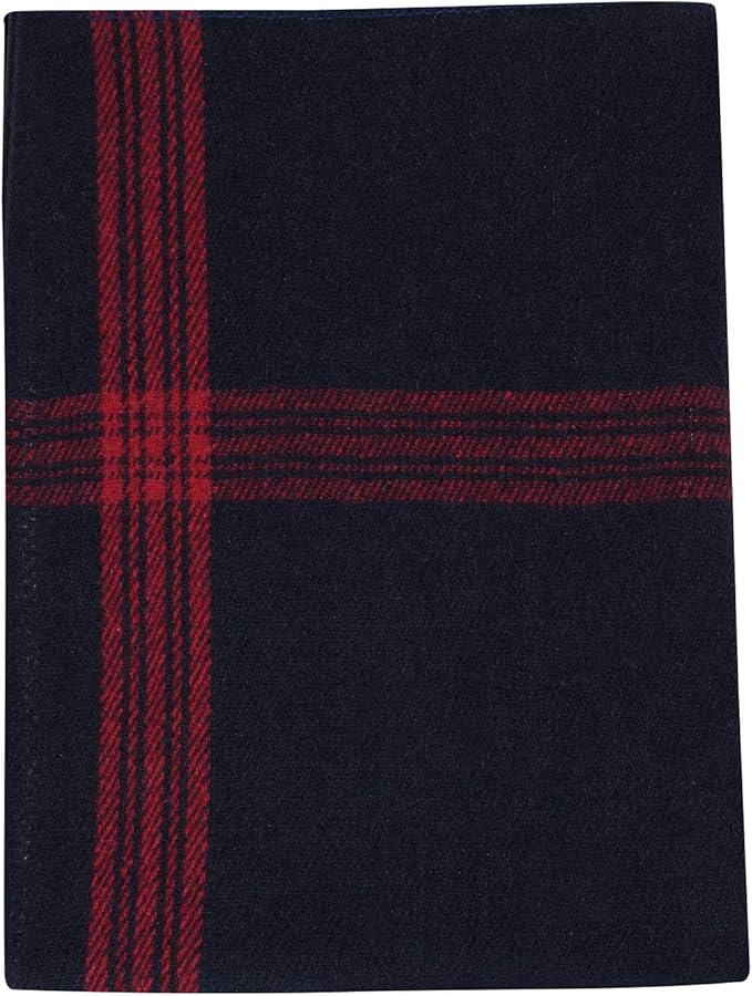 Rothco Striped Outdoor Wool Blanket – Heavyweight Warm and Comfortable Emergency Cover