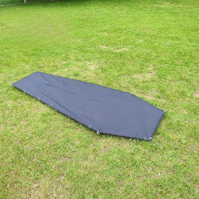 1 Person Bivy Tent Ultralight 0.7kg Backpacking Shelter with 40D Ripstop Fabric 210D Oxford Floor Wind-Resistant Aluminum Frame for 4-Season Outdoor Adventures