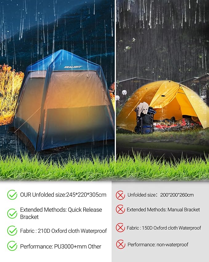 SEALIGHT SUV Tents 4-6p