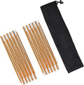 Aluminum Tent Poles Replacement2 Pack 11.8 ft 7001 Alloy Bar Preassembled Tent Accessories for Hiking Camping Supporting Rod Repair Kit