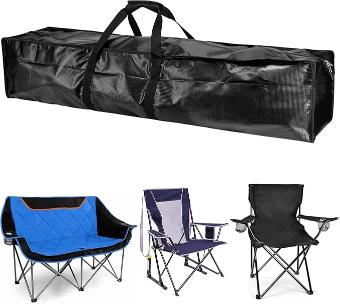 Camping Chair Replacement Bag 47 Inch Large Folding Chair Carry Bag Rocker Chairs Freestyle Rocker Chair Collapsible Double Loveseat Chair Compatible with GCI FAIR Wind Cascade Mountain Tech