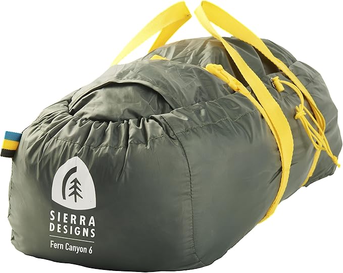 Sierra Designs Fern Canyon Tent for Camping - Easy Setup – Includes a Waterproof Removable Rain Fly Ready for Any Conditions - Included Burrito Bag for Quick and Easy Storage…
