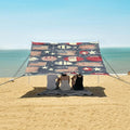 Rugby Pattern (45) Camping Sun Shelter Beach Tent Portable Beach Sun Shade Outdoor Canopy for Camping Trips Fishing Picnic