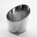 American Metalcraft HMSR7 Beverage Hammered Angled Tubs Stainless Steel 3-1/4 Quart Capacity 9-1/2 Diameter 8-1/2 Height