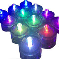 Bright LED Floral Tea Light Submersible Lights for Party Wedding (RGB(Changing Color) 60 Pack)