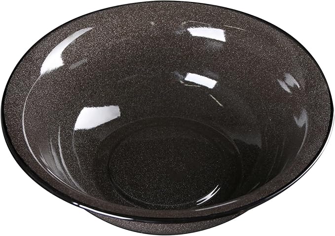 Enamelware Wash Basin 9.5 Qt / 9 L Vintage Large Enamel Bowl Enameled Dish Washing Basin Random Color Enamel Food Storage Mixing Bowl Enamel Camping Dishes Wash Basin Enameled Metal Wash Tub