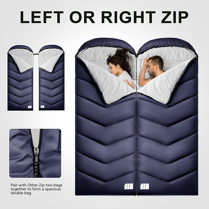 Sleeping Bags for Adults Warm WeatherLightweight for Camping Hiking Traveling