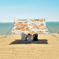 Cute Capybaras Camping Sun Shelter Beach Tent Portable Beach Sun Shade Outdoor Canopy for Camping Trips Fishing Picnic
