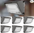 Lightdot 6Pack 200W LED Wall Pack Lights | 30000LM(150Lm/W) Dusk to Dawn Photocell 5000K IP65 Waterproof Outdoor Exterior Lighting for 15-30ft Height | 100-277V ETL Black | 5-Year Warranty
